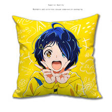 WONDER EGG PRIORITY Anime Square Plush Pillow Ohto Ai Aonuma Neiru Double Sided Stuffed Dakimakura Soft Sofa Cushion Gifts YH 2024 - buy cheap