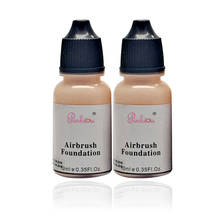 Airbrush Foundation MakeUp Cosmetics Pro Concealer Base For Face Beauty DIY Diamond Color Eye shadow Color 10ml/bottle 2024 - buy cheap