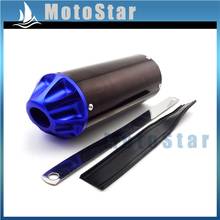 Blue Aluminum 28mm Exhaust Muffler For 50cc 70cc 90cc 110cc 125cc CRF XR 50 KLX SSR Thumpstar TTR YCF Chinese Pit Dirt Bike 2024 - buy cheap