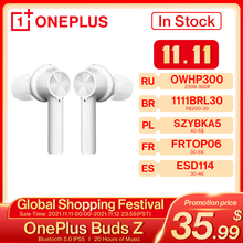 Global Version OnePlus Buds Z Wireless Earphone OnePlus Official Store TWS Bluetooth 5 Fast Charge IP55 For OnePlus 9 9Pro 9R 8T 2024 - купить недорого