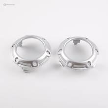 2PCS Silver Front Bumper Fog Light Bezels Fog Lamp Cover for Mitsubishi Outlander 2007-2009 2024 - buy cheap