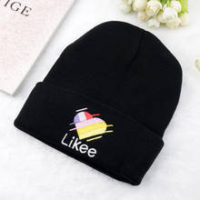 New Knitted Embroidery Cap Hat Likee Letter Colorful Heart Ski Warm Winter Beanie Skullies Cap Hat For Women Men Christmas Gift 2024 - buy cheap