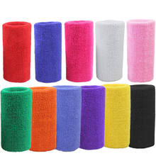 1pc Wristbands Sport Sweatband Hand Band Sweat Wrist Support Brace Wraps Guards  Volleyball Basketball Teennis Hot Sweat Band 2024 - buy cheap