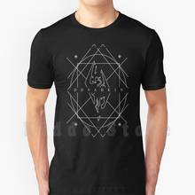 Dovahkin T Shirt Cotton Men Diy Print Cool Tee Skyrim Dragon Dragonborn Dovahkin Dovah Gaming Hipster Geometric Black White 2024 - buy cheap