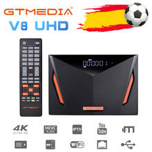 GTmedia V8 UHD Satellite Receiver DVB-S2 T2 4K Ultra HD Built in WIFI CA Card Slot Auto Biss Youtube Support Europe spain ccam 2024 - buy cheap