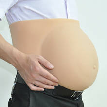 Novo novo mulheres grávidas barriga macia silicone falso artificial grande barriga grávida bump tamanho l 4400g grávida 8-10 meses idade do bebê 2024 - compre barato
