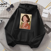 Faceless Ladies Cartoons Print Women Sweatshirt Personality Oversize Hoody Autumn Fleece Clothing Hip Hop Autumn Womens Hoodie 2024 - buy cheap