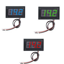 DC 0-30V Mini Digital Voltmeter Ammeter Panel Amp Volt Voltage Current Meter Tester 0.56" Blue Red Dual LED Display 2024 - buy cheap