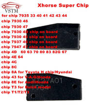 Оригинальный Xhorse VVDI супер чип транспондер для ID46/4D/4C/8C/8A/T3/для Toyota H чип для VVDI2 VVDI ключ инструмент и мини ключ инструмент 2024 - купить недорого