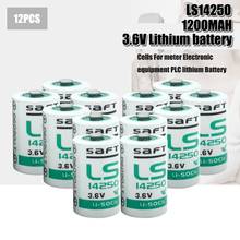 12pçs-novas pilhas de lítio saft ls14250 1/2aa r6 3.6v, equipamentos de automação industrial, cnc 2024 - compre barato
