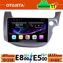 Radio Multimedia con GPS para coche, Radio con reproductor de vídeo, Android 11, 6GB de Ram, 2010 GB de Rom, estéreo, HU, para Honda Jazz 128 2024 - compra barato