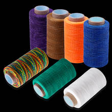 Швейная вощеная нить из кожи MIUSIE, длина 260 метров, 1 мм 150D, лавсановая нить, инструмент для шитья кожи 2024 - купить недорого