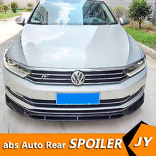 For Volkswagen Passat B8 Body kit spoiler 2018-2019 For Passat ABS Rear lip rear spoiler front Bumper Diffuser Bumpers Protector 2024 - buy cheap