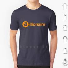 Bitcoin Billionaire T Shirt Men cotton Cotton S - 6xl Bitcoin Billionaire Millionaire Luxury Bitcoins Coins Money Cash 2024 - buy cheap