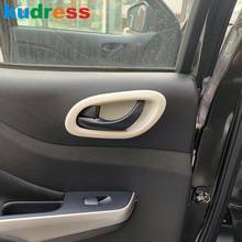Manija de puerta Interior de fibra de carbono, cubierta embellecedora para Interior de coche, accesorios para Nissan Navara NP300 ST 2014 2015 2016 2017 2018 2019 2024 - compra barato