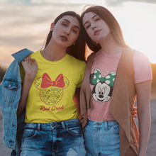Disney-Camiseta de graduación Rad Grad, Camiseta con estampado de Minnie Mouse, camisetas de manga corta informales, Harajuku, camiseta Kawaii holgada para mujer en 7 colores 2024 - compra barato