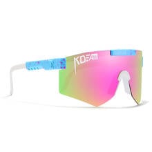 KDEAM 2021 Top Polarized Men Sunglasses One Piece Big Size Women Sun Glasses Sports 19 Different Colors With Original Case KD167 2024 - buy cheap