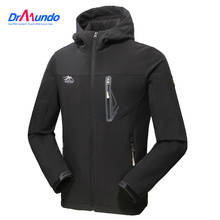 Men soft shell hiking jacket waterproof elasticity jacket windproof outdoor clothing Male Mountaineering Camping jacket 2024 - buy cheap