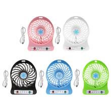 Portable 5W Outdoor LED Light Fan Air Cooler Desk USB Fan Without 18650 Battery 2024 - buy cheap