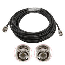 Cable BNC LMR195 macho a macho, extensión Coaxial RF de 50 ohm, conector LMR195 para Radio y cámara CCTV, 1 ud. 2024 - compra barato