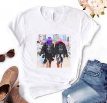 best friend on street Women Tshirts Cotton Casual Funny t Shirt For Lady  Yong Top Tee Hipster PH-12 2024 - buy cheap