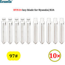 10Pcs/Lot NO.97 Key Blade Remote Blank HYN14 Long Key Blade for Kia for Hyundai ELANTRA CELESTA Flip Remote Car Key Blade 2024 - buy cheap