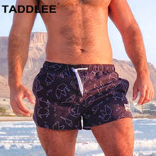 Taddlee-bañador Sexy para hombre, traje de baño, tablero de troncos, pantalones cortos, Bikini, trajes de baño de secado rápido 2024 - compra barato