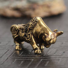 Accessories Bull Ornament Statue Sculpture Miniatures Figurines Desk Decoration Bull Ornament Ornament Home Decoration Accessor 2024 - buy cheap