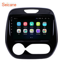 Seicane android 8.1 rádio automático 2din 9 polegada carro gps multimídia player para renault captur clio samsung qm3 manual a/c 2011-2016 2024 - compre barato