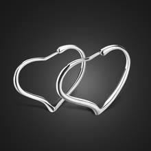 Fashion Hot sales Japanese drama heart-shaped earrings charm 100%925 Sterling Silver earrings For Woman  jewelry Birthday gifts 2024 - buy cheap