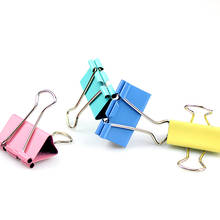 40Pcs Colorful Metal Binder Clips Paper Clip 3*2cm School Office Learning Supplies Color Random High Quality 2024 - buy cheap