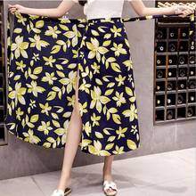 2020 New Women High Waist Polka printing Skirt Elegant Midi Long Skirts Wrap Chiffon Skirt Korean Fashion 2024 - buy cheap