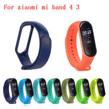 silicone replacement Band for Xiaomi Mi Band 3 Sport Strap watch band wrist strap For xiaomi mi band3 wristband Belt Watchband 2024 - buy cheap