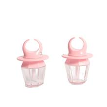 Empty Plastic Lip Gloss Tube DIY Pink Polygon Liquid Container Clear Lip Gloss Refillable Bottle Cosmetic Container 30pcs/Lot 2024 - buy cheap