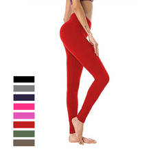 Leggings de cintura alta femininos, macia, anti celulite, calças, corrida, esporte, malhação, plus size, casuais, femininas, imperdível 2024 - compre barato