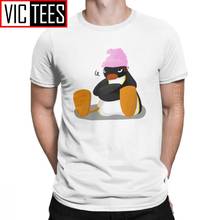 Pingu-Camiseta de algodón puro para hombre, prenda de vestir, de talla grande, estilo Retro, de los años 80 y 90 2024 - compra barato