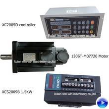 Juego completo de controlador de posición de ordenador XC2005D, 130ST-M07720, servomotor XCS2009B, 1,5 kW, controlador de motor para máquina de fabricación de bolsas 2024 - compra barato