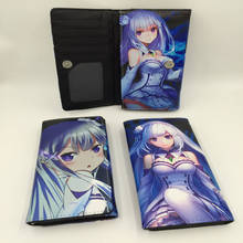 Anime Re:Zero Kara Hajimeru Isekai Seikatsu Emiria Multifunction Long Wallet/Purse with Button (PHBW_25) 2024 - buy cheap