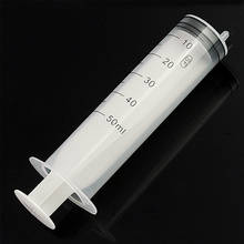 5pcs Disposable syringes Plastic Syringe 50ml Plastic Disposable Industrial Manual Syringes Measuring Nutrient Hydroponic 2024 - buy cheap