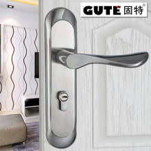 GUTE Generic Lock 210mm stainless steel Double tongue Wooden doors Bedroom Door Indoor locks Handle Lock For 38-50MM thickness 2024 - buy cheap