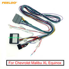 FEELDO-arnés de cableado de Audio para coche, adaptador de cable de instalación estéreo de 16 pines con caja Canbus para Chevrolet Malibu XL Equinox 2024 - compra barato