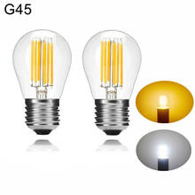 Super Bright LED Candle bulb G45 vintage lamp E14 LED E27 AC220V 240V LED Globe 2W 4W 8W 12W Filament Edison LED Light Bulbs 2024 - buy cheap