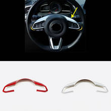 ABS Plastic For Mazda CX-5 2017 2018 2019 2020 accessories Car rear package steering wheel trim Cover Trim Car styling 1pcs 2024 - buy cheap