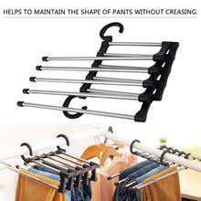 1PC Multifunctional Folding Clothes Hanger Closet Organizer Trouser Pants Ties Scarf Shawl Rack Space Saving Storage Rack 2024 - buy cheap