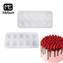 Meibum 10 Cavity Raspberry Silicone Cake Mold Bilberry Shape Chocolate Fondant Pastry Candy Dessert Decorating Mould Baking Tool 2024 - buy cheap