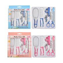 6Pcs/set Newborn Baby Nail Hair Daily Care Kit Infant Kids Grooming Brush Comb and Manicure Set Wholesale 2024 - buy cheap