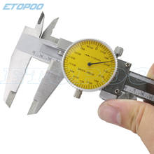 6-Inch Stainless Steel Dial Caliper 6inch 1/1024inch Shock-proof  Precision dial Vernier Caliper micrometer thickness gauge 2024 - buy cheap