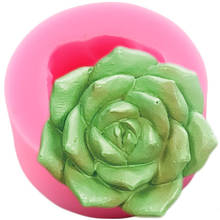 Succulent Plants Silicone Mold DIY Cactus Soap Candle Resin Molds Fondant Cake Decorating Tools Candy Chocolate Gumpaste Moulds 2024 - buy cheap