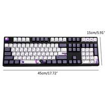 112 Keys Purple Datang Keycap PBT Sublimation Keyboard Keycaps OEM Profile GK61  2024 - buy cheap