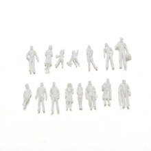 300pcs 1:100 1:150 1:200 MIXED miniature white figures Architectural model human scale HO model ABS plastic peoples 2024 - buy cheap